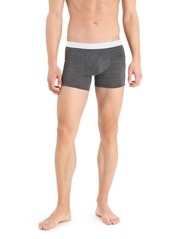 Monsoon Heather Icebreaker Cool-Lite™ Merino Anatomica Boxers Men's Underwear | AU 1319VRWD